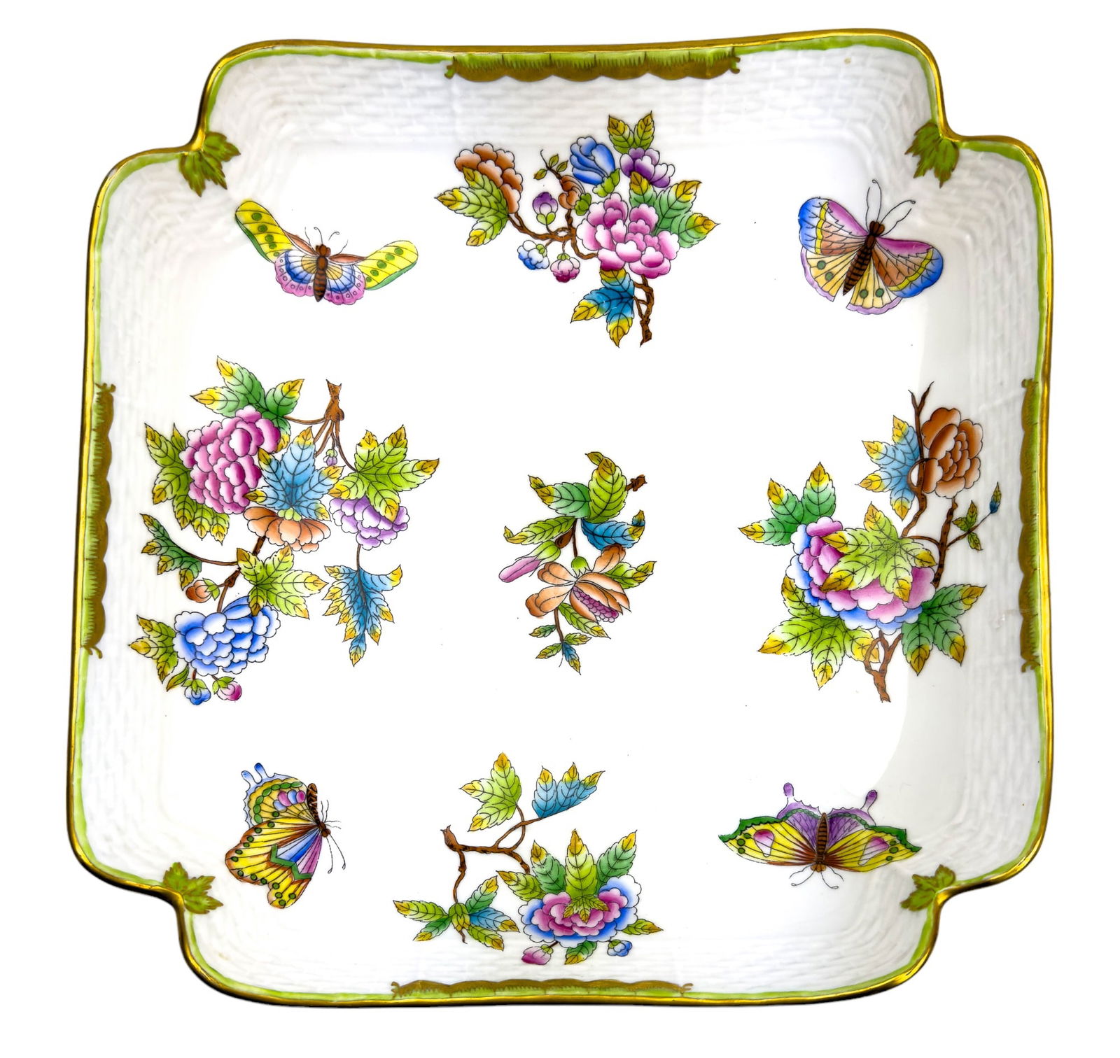 Herend Queen Victoria 10" Porcelain Serving Bowl (1 of 8)