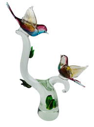 Marco Giuman Murano Glass Bird Sculpture SIGNED