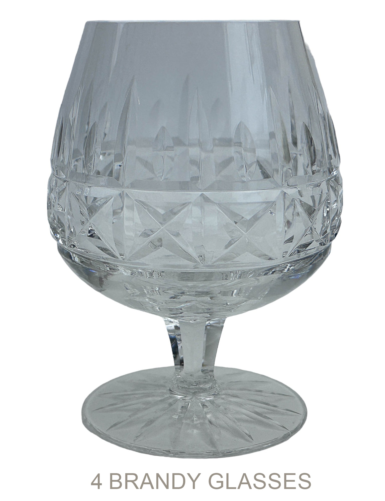Waterford Crystal Kylemore Brandy Glass Goblet LOT (1 of 5)