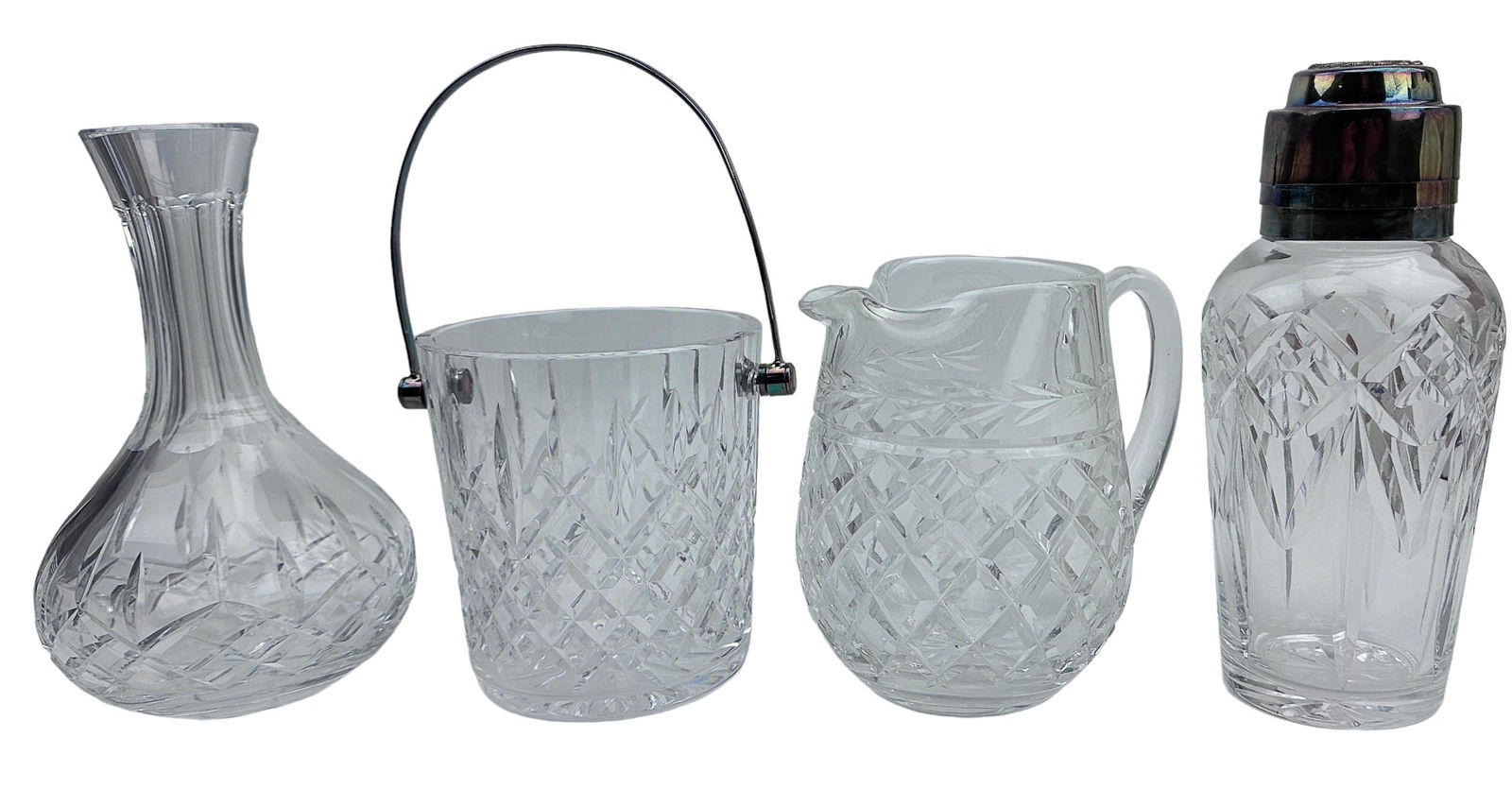 Waterford Crystal Ice Bucket Shaker Jug Carafe LOT (1 of 8)