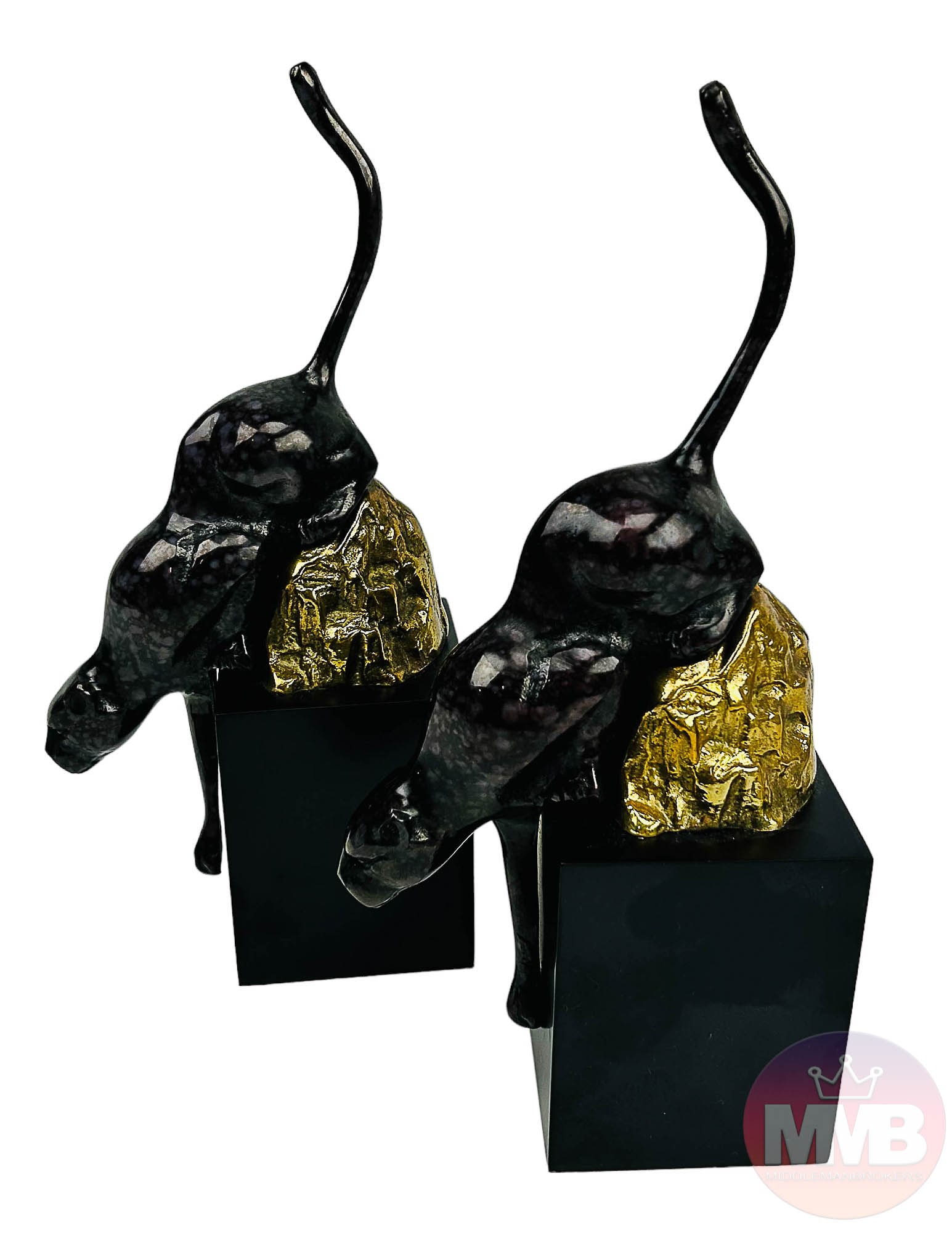 Art Deco Bronze Puma Panther Table Desk Bookend PR (1 of 4)