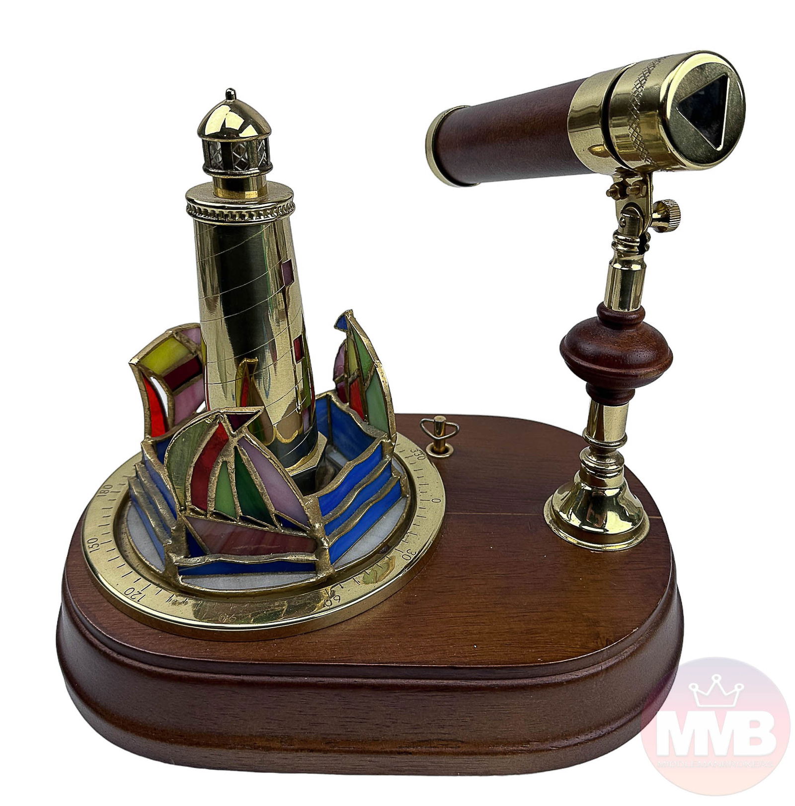 Lefton Kaleidoscope Lighthouse Ebb Tide Music Box (1 of 5)