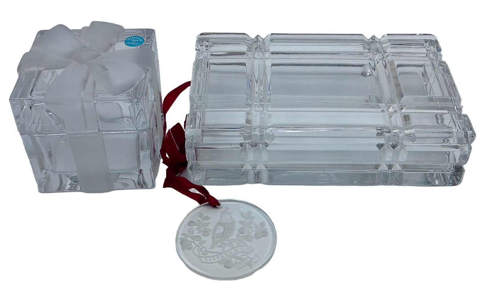 Tiffany Co, Ralph Lauren Crystal Box Xmas Ornament (1 of 10)