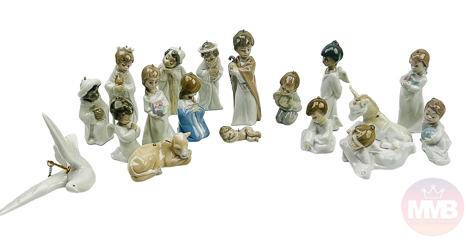Lladro Nativity Mini Figurine Porcelain Ornaments (1 of 6)