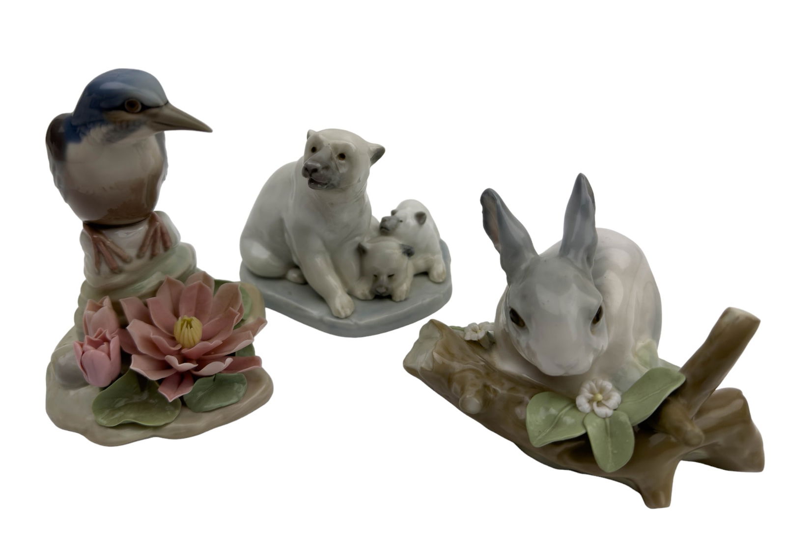 Lladro Rabbit Polar Bear Bird Porcelain Figurines (1 of 13)
