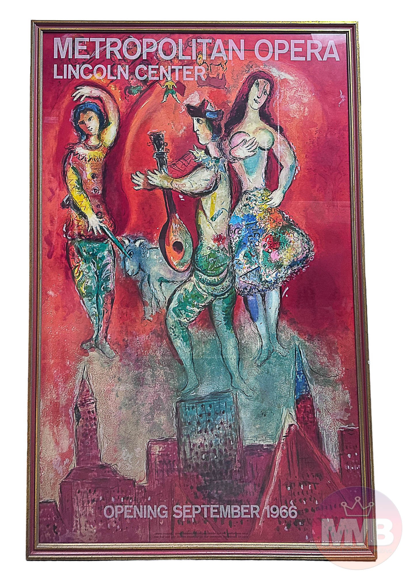 Metropolitan Opera Carmen Art Poster after Chagall (1 of 3)