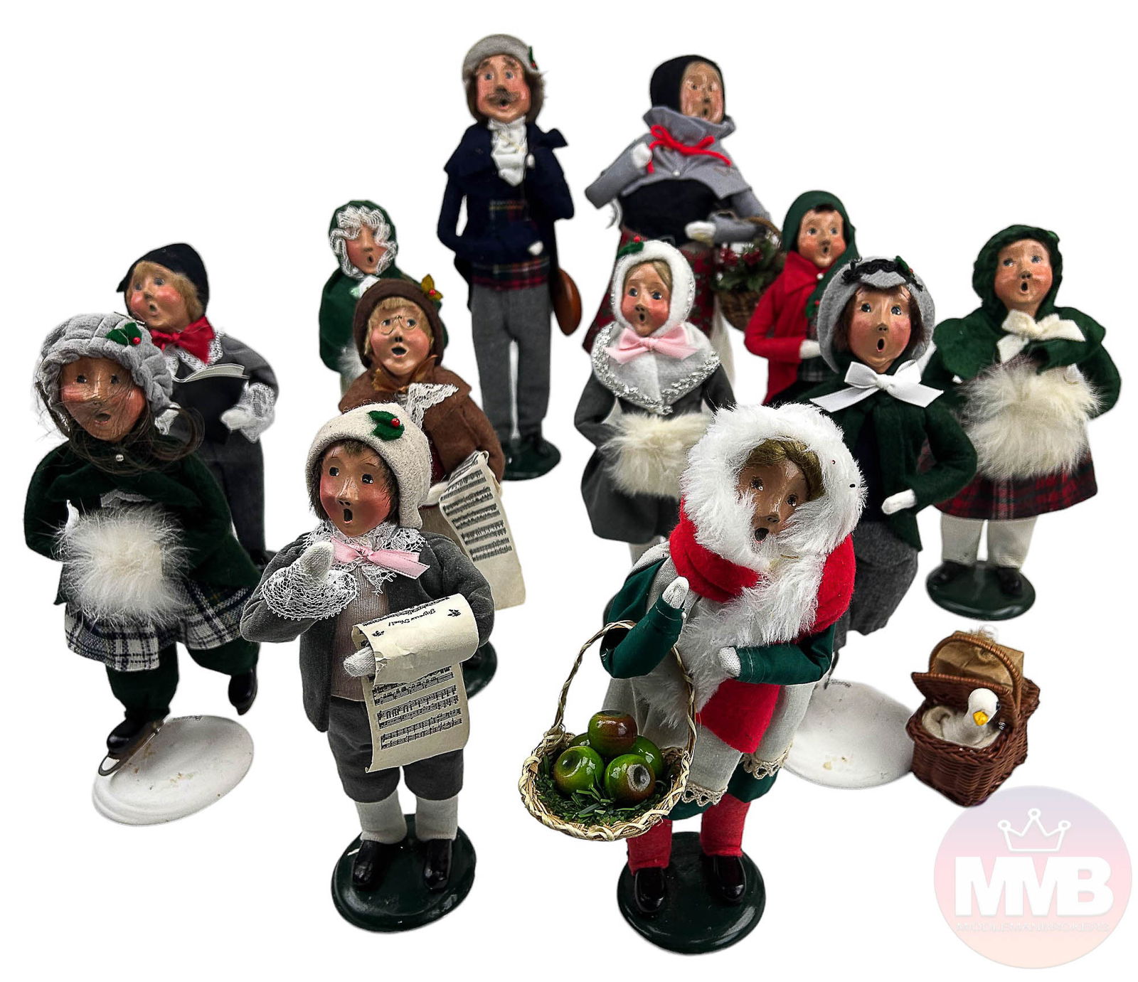 Byers Choice The Carolers Christmas Figurine LOT (1 of 6)