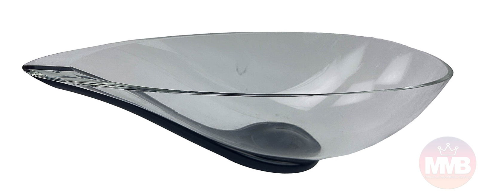 Mid Century Studio Hand Blown Artisan Bowl SIGNED (1 of 5)