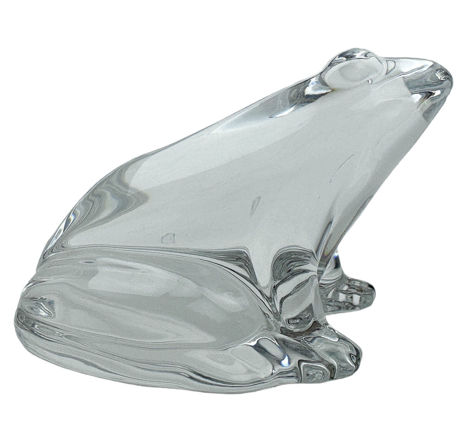 Baccarat Crystal Elephant & Frog Sculpture 2pc LOT (1 of 7)