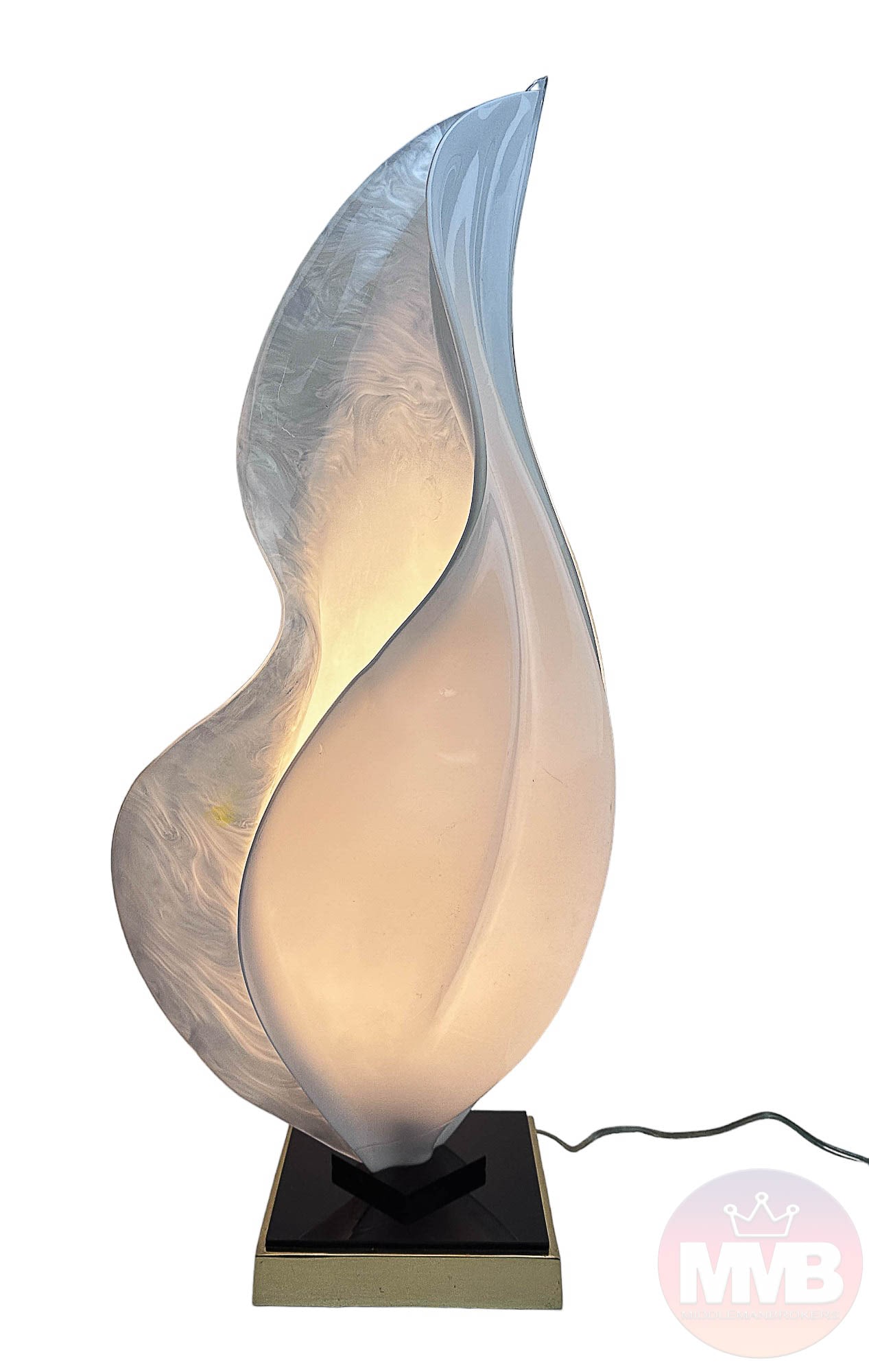 Rougier Mid Century Modern MCM Acrylic Table Lamp (1 of 6)