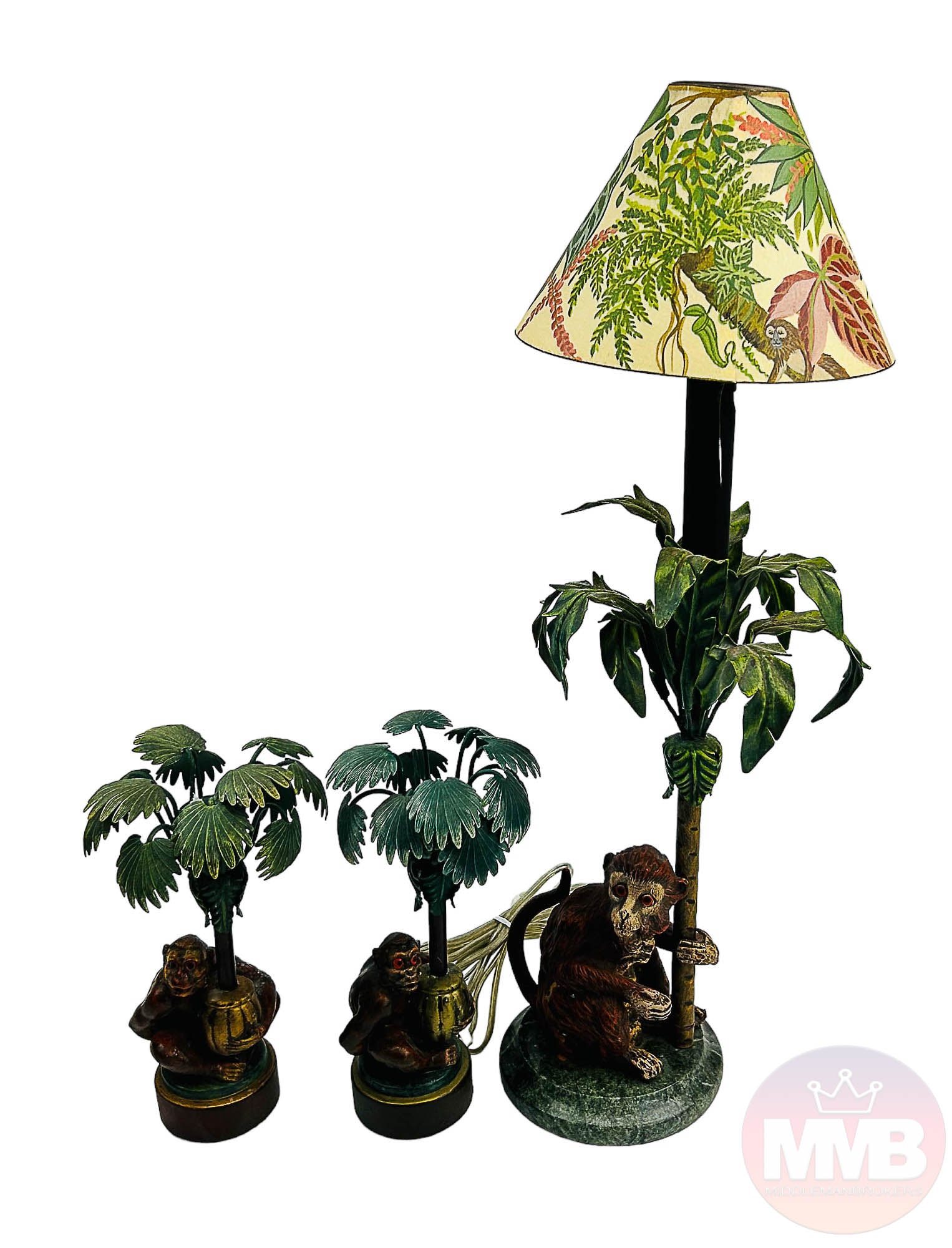Petites Choses Monkey Palm Tree Candle Holder Lamp (1 of 6)