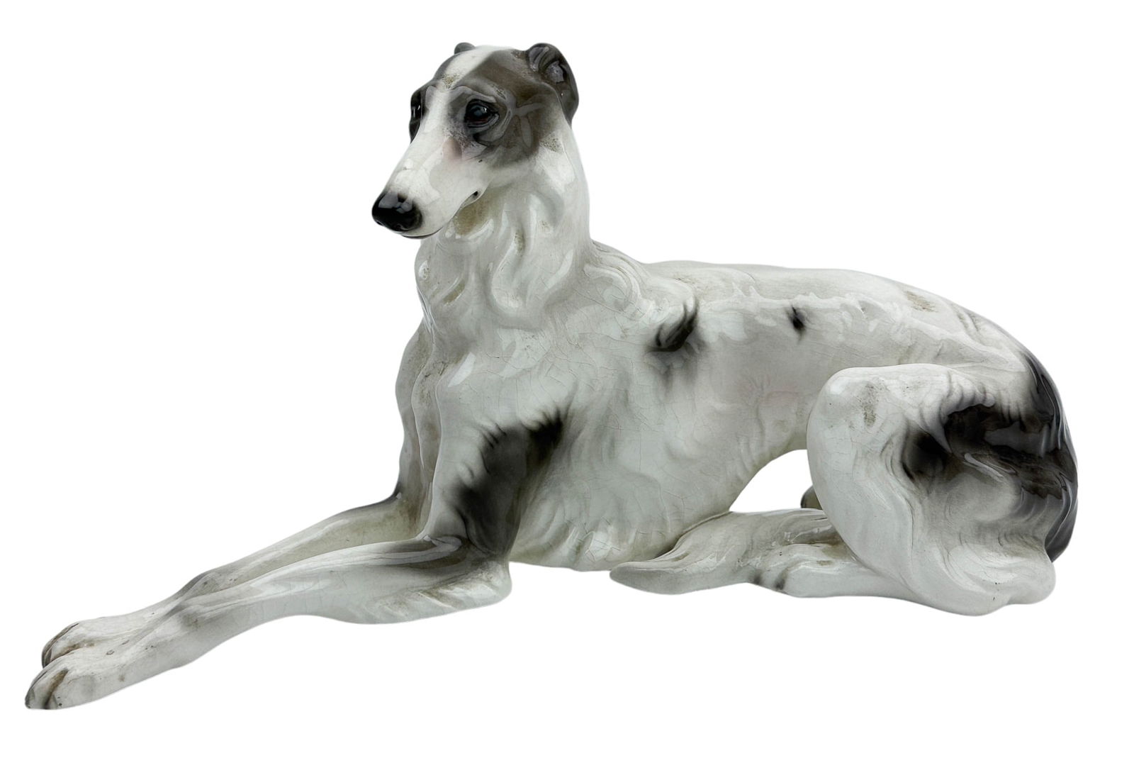 Goldscheider Art Deco Ceramic Borzoi Dog Figurine (1 of 6)