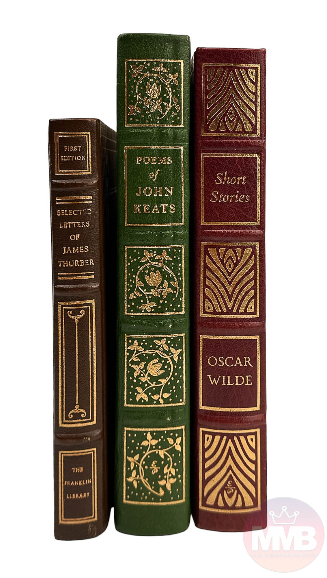 James Thurber Oscar Wilde John Keats 3pc Book LOT (1 of 8)