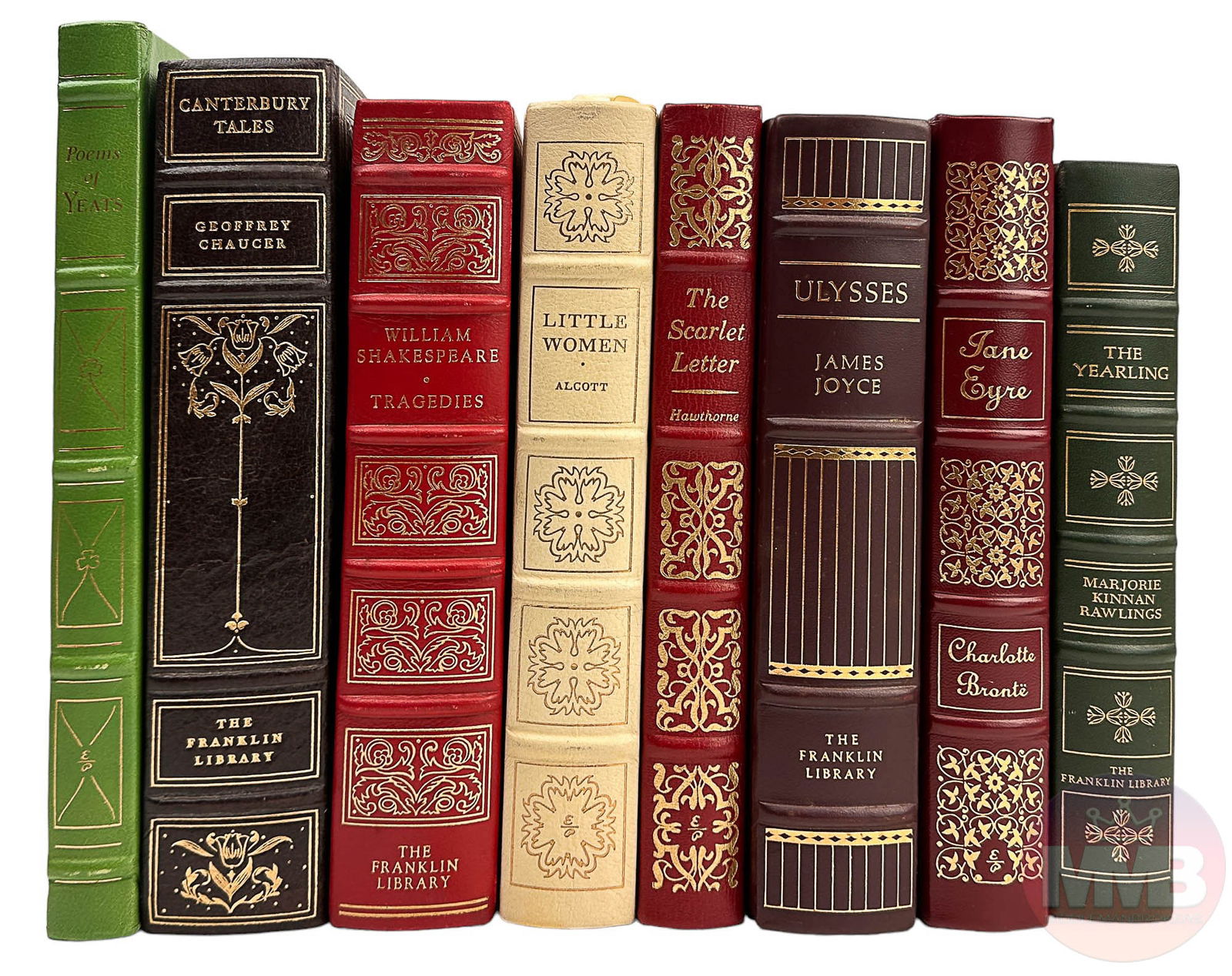 Chaucer Hawthorne Yeats Joyce Alcott 8pc Book LOT (1 of 17)