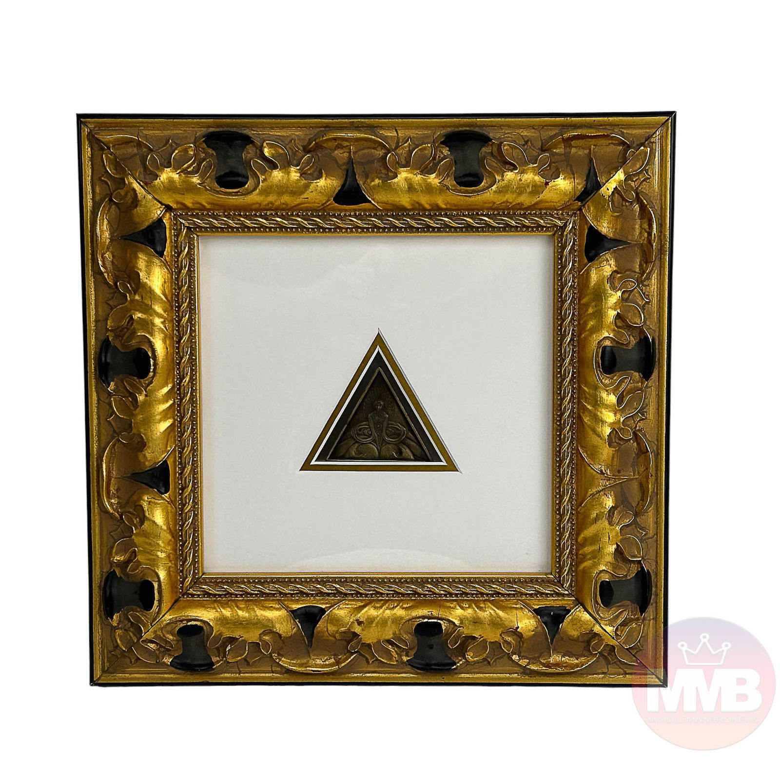 Erte 1892-1990 Bronze LE Art Deco Medallion FRAMED (1 of 3)