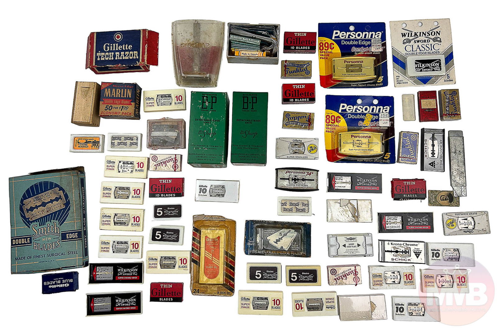 Gillette Wilkinson Schick Razor Blade ESTATE LOT (1 of 7)