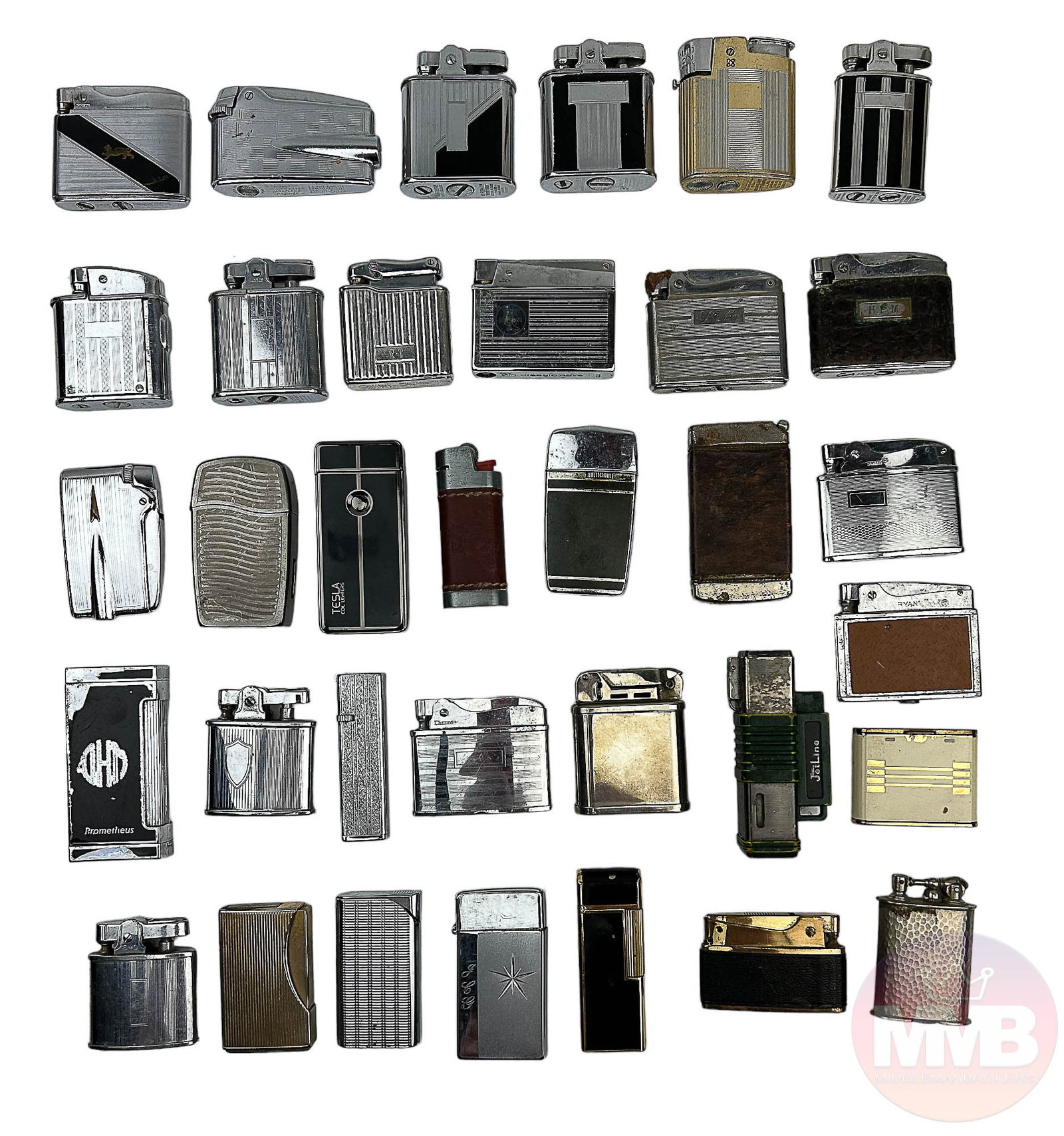 Ronson Zippo Zaima Coronet Lighter ESTATE LOT 34pc (1 of 9)