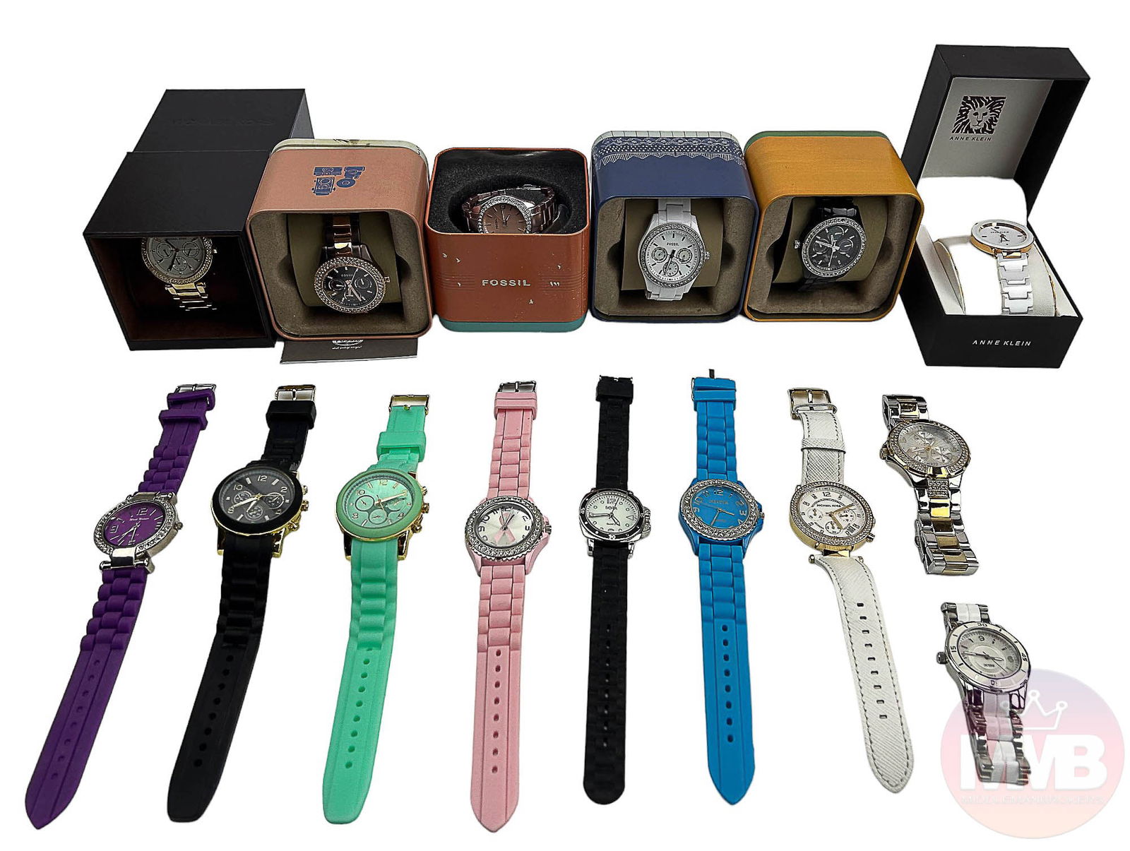 Fossil Michael Kors Guess Geneva Wrist Watch 15pc (1 of 9)