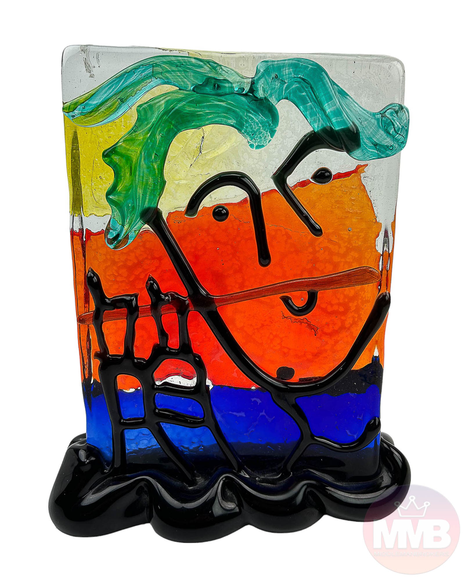 Mario Badioli Murano Glass Portrait Face Sculpture (1 of 6)