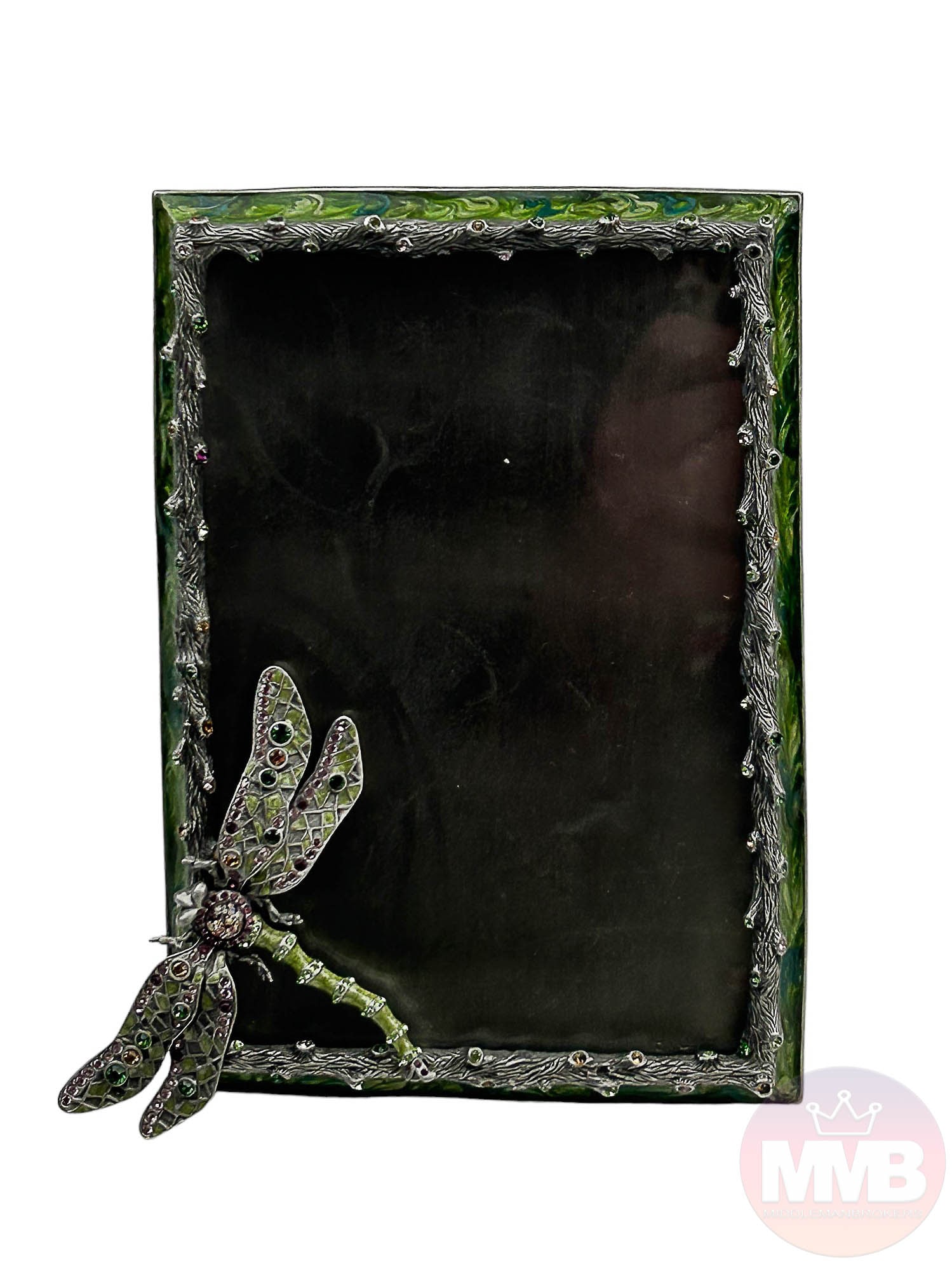 Jay Strongwater Crystal Enamel Photo Picture Frame (1 of 4)