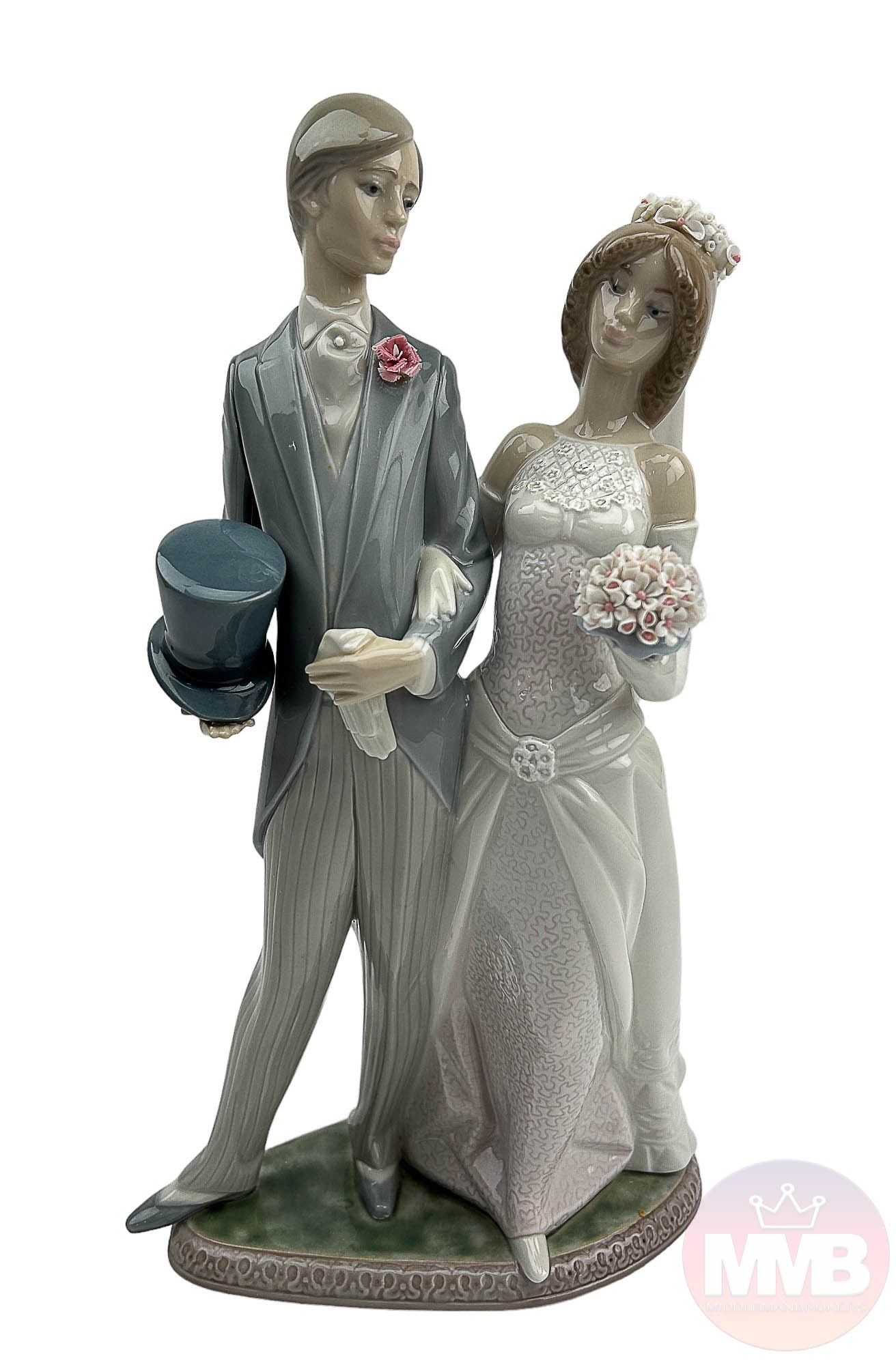 Lladro Matrimony 1404 Bride Groom Wedding Figurine (1 of 7)