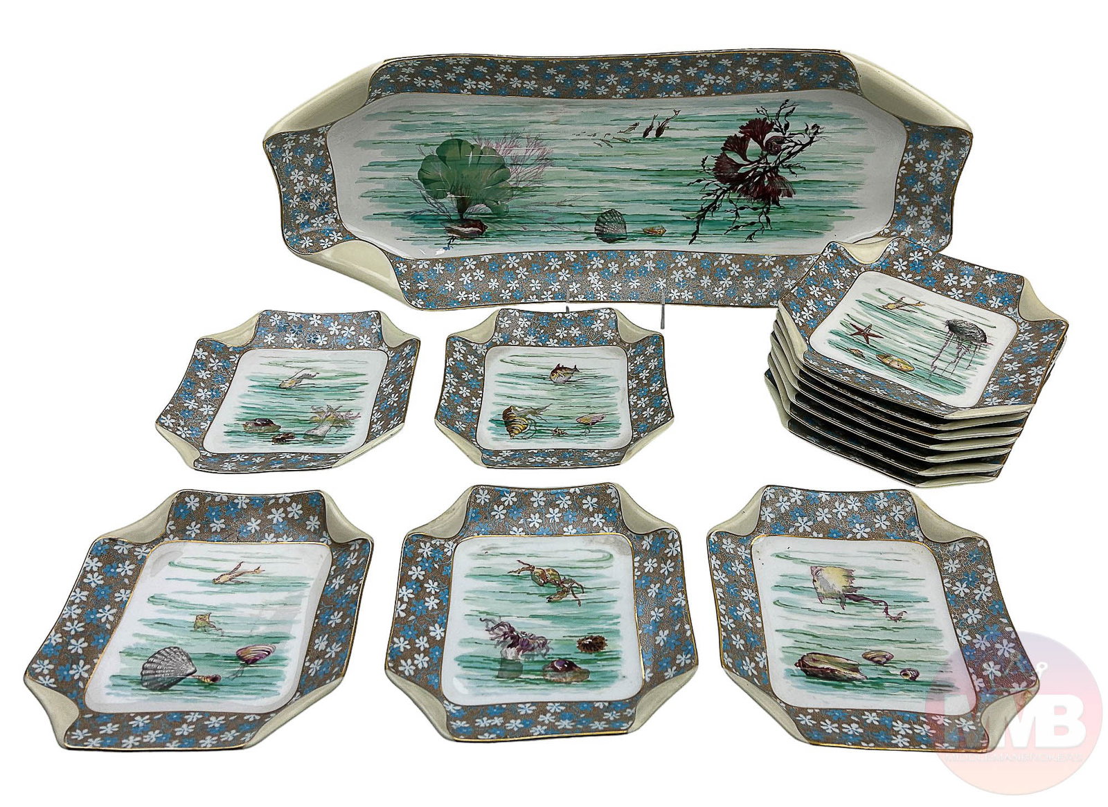 Haviland Limoges Porcelain Fish Plate Serving Tray (1 of 10)