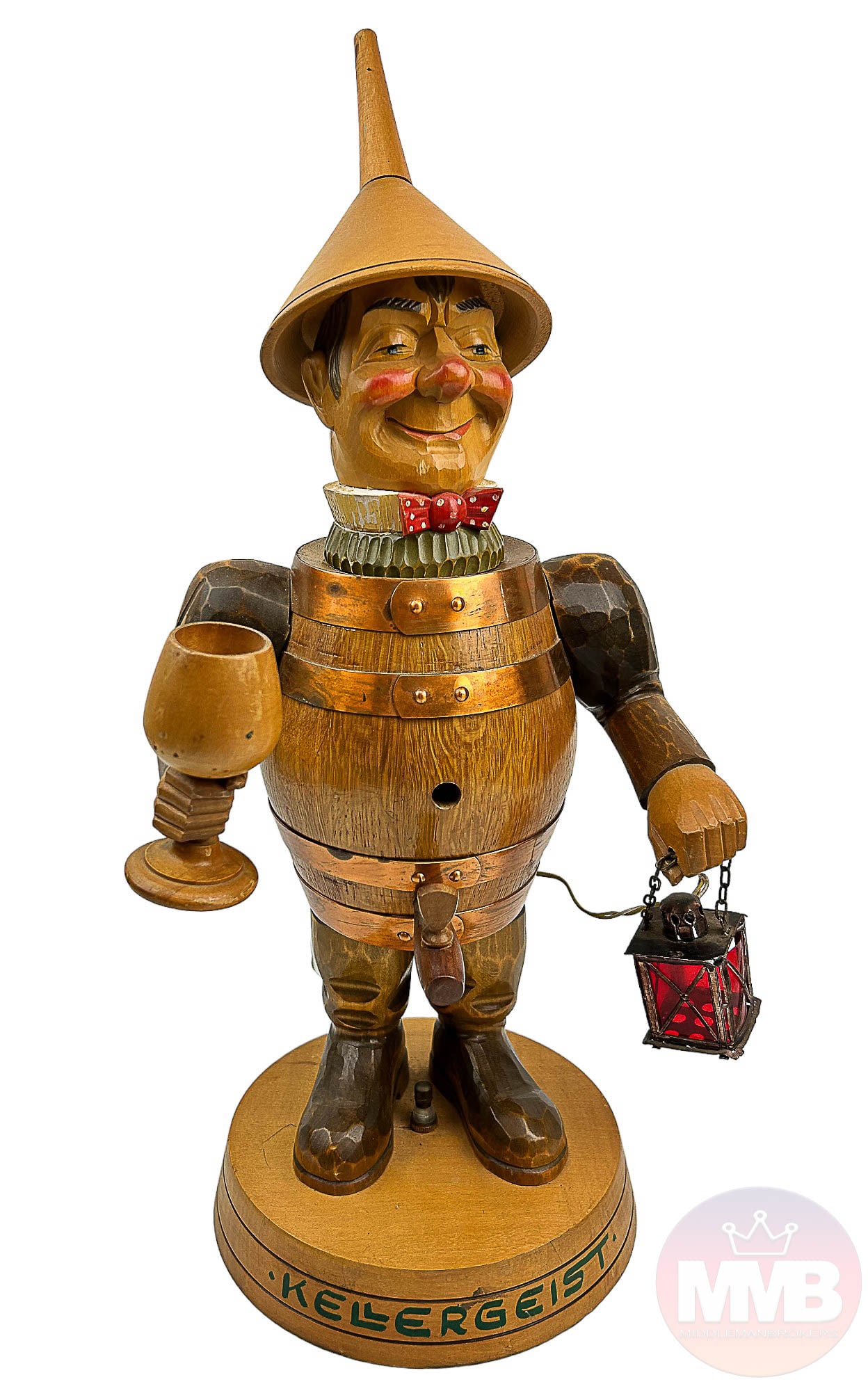 Hallgarten Kellergeist Woodman Lamp Sculpture (1 of 9)