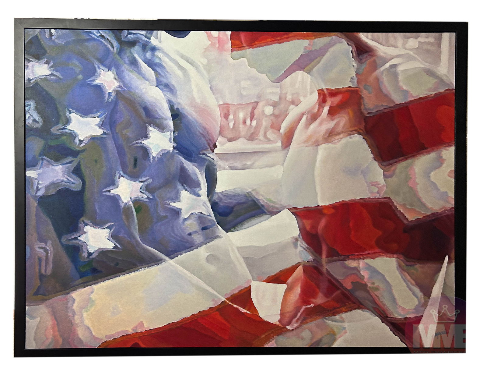 Maciel Cantelmo b.1964 SIGNED American Flag Giclee (1 of 3)