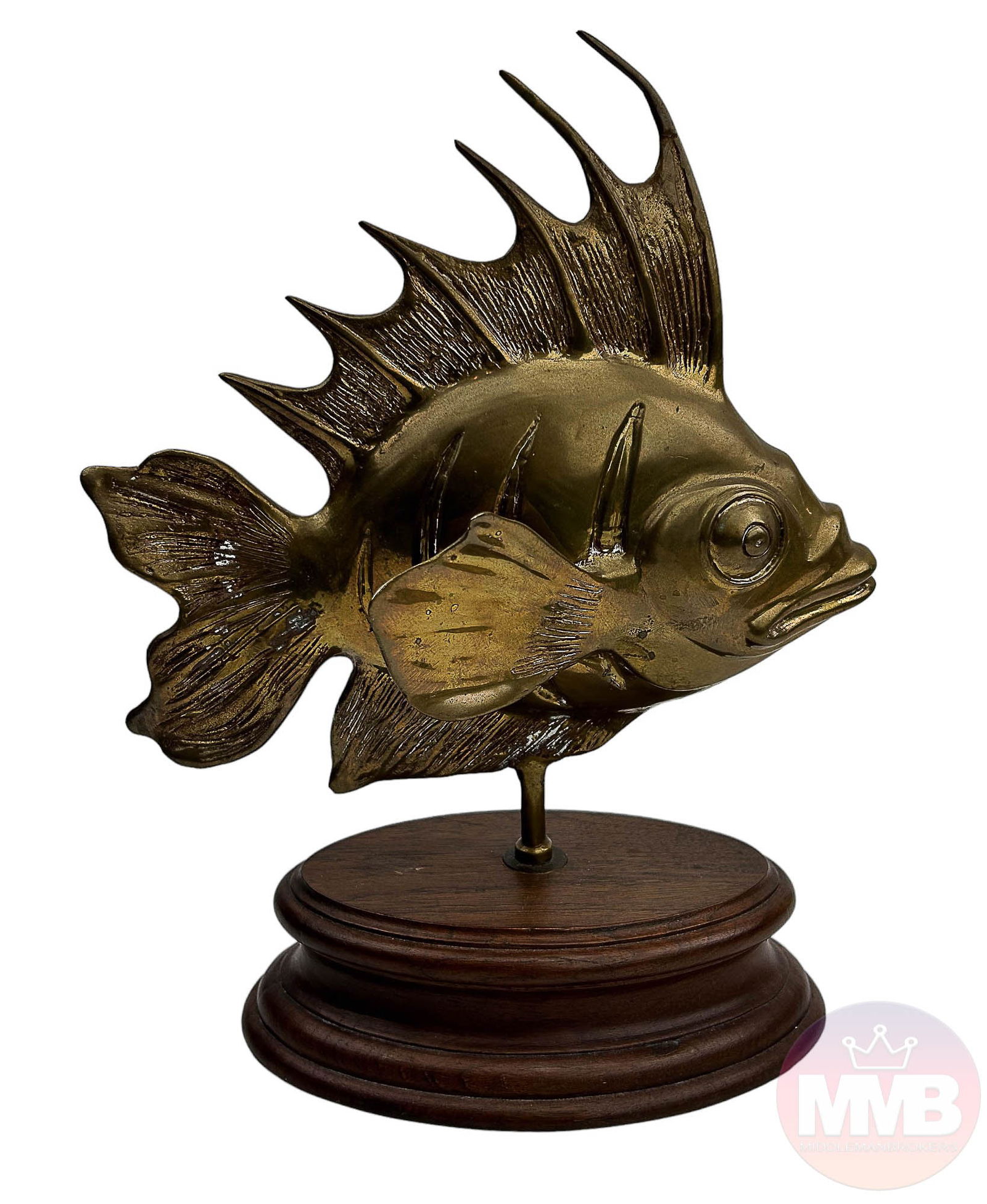 Mid Century Modern Brass Tropical Fish Sculpture (1 of 6)