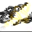 Barry Kieselstein Cord Gold Tone Snake Belt Buckle