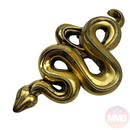 Barry Kieselstein Cord Gold Tone Snake Belt Buckle