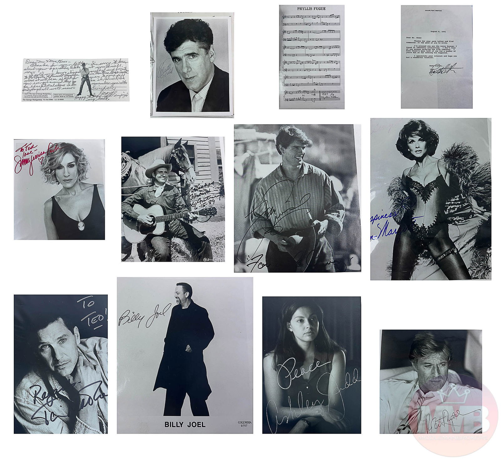 Tom Cruise Robert Redford Signed Autograph 11p LOT (1 of 12)