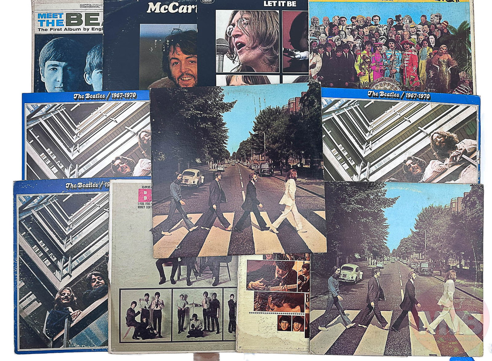 THE BEATLES Estate Lot 11 LP Vinyl Music Records (1 of 3)