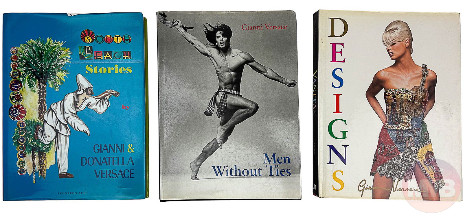 Gianni Versace Hardcover Illustrated Book 3pc LOT (1 of 5)