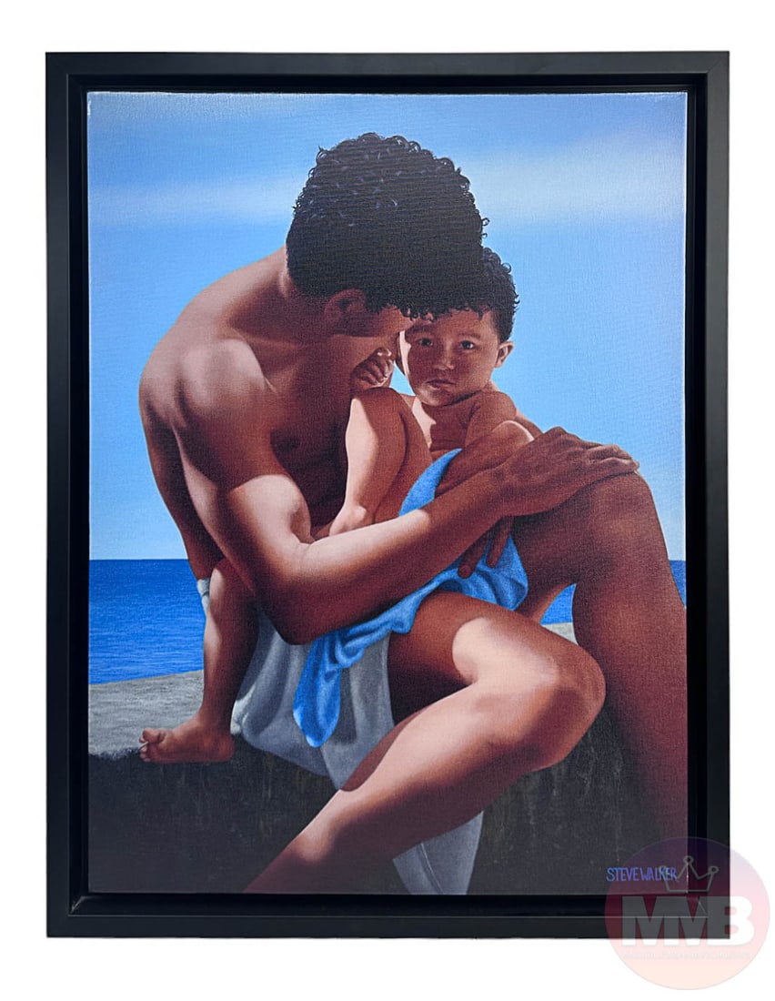 Steve Walker 1962-2012 Figural Seascape Giclee (1 of 3)