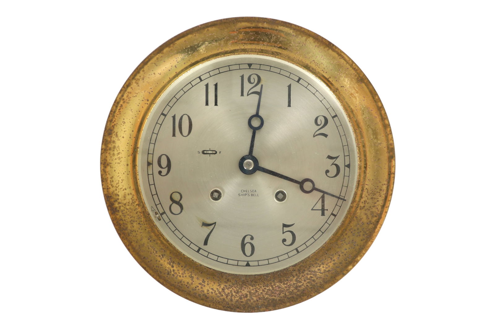 Chelsea Boston Brass Marine Naval Ships Bell Clock (1 of 7)