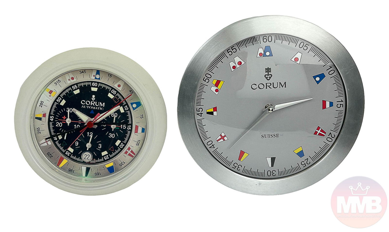Corum Automatic & Suisse Wall Mount Quartz Clocks (1 of 5)