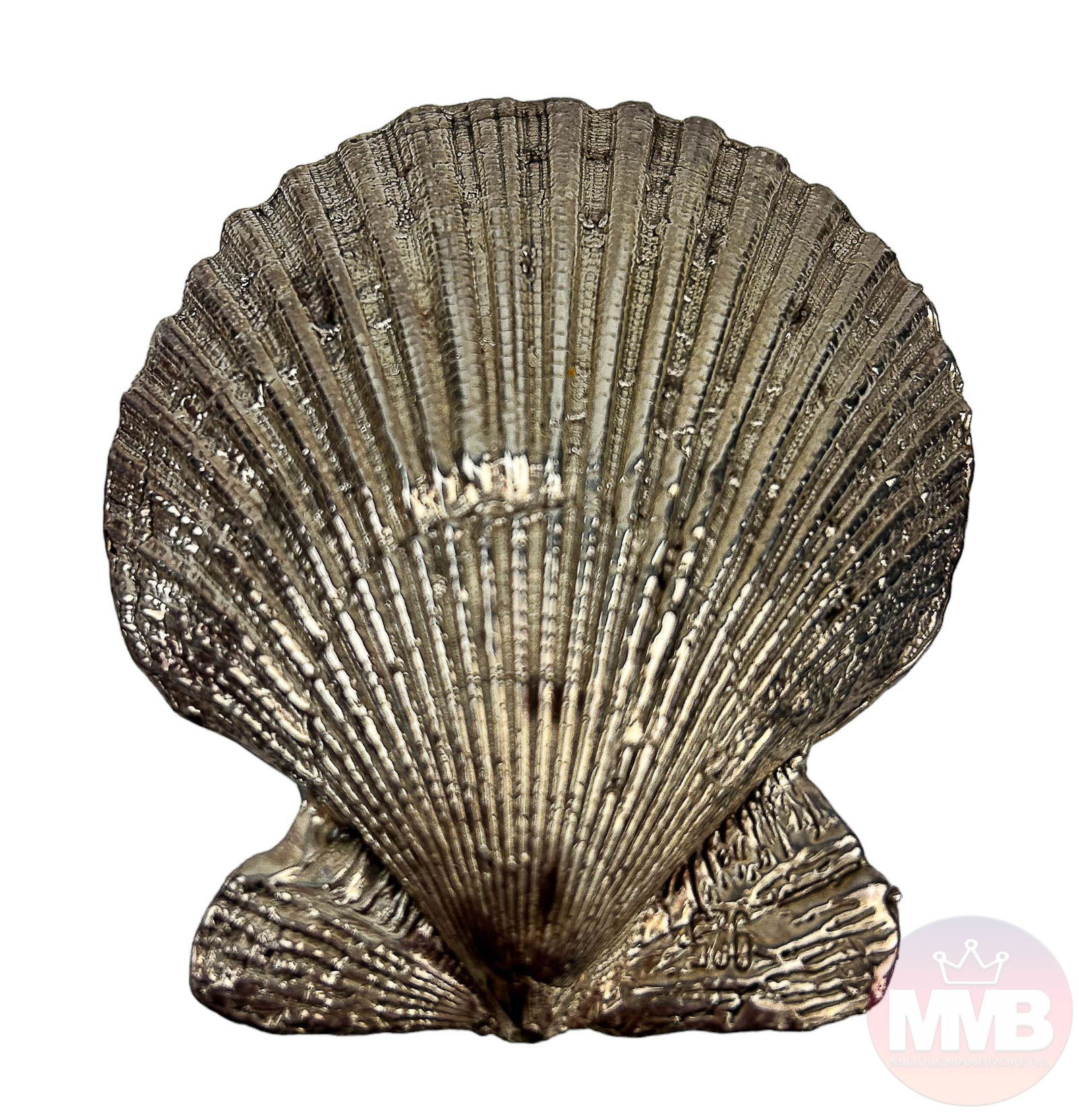 Sterling Silver 925 Scallop 3" Sea Shell Sculpture (1 of 3)