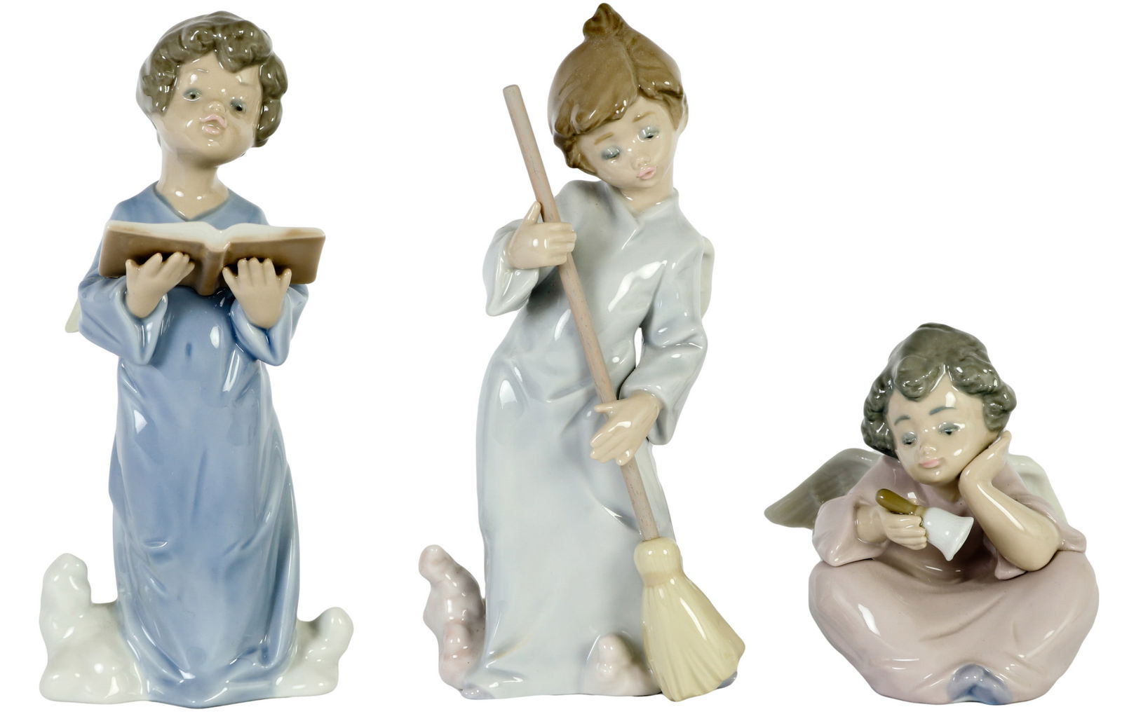 Lladro Spanish Porcelain Child Angel Figurines LOT (1 of 5)