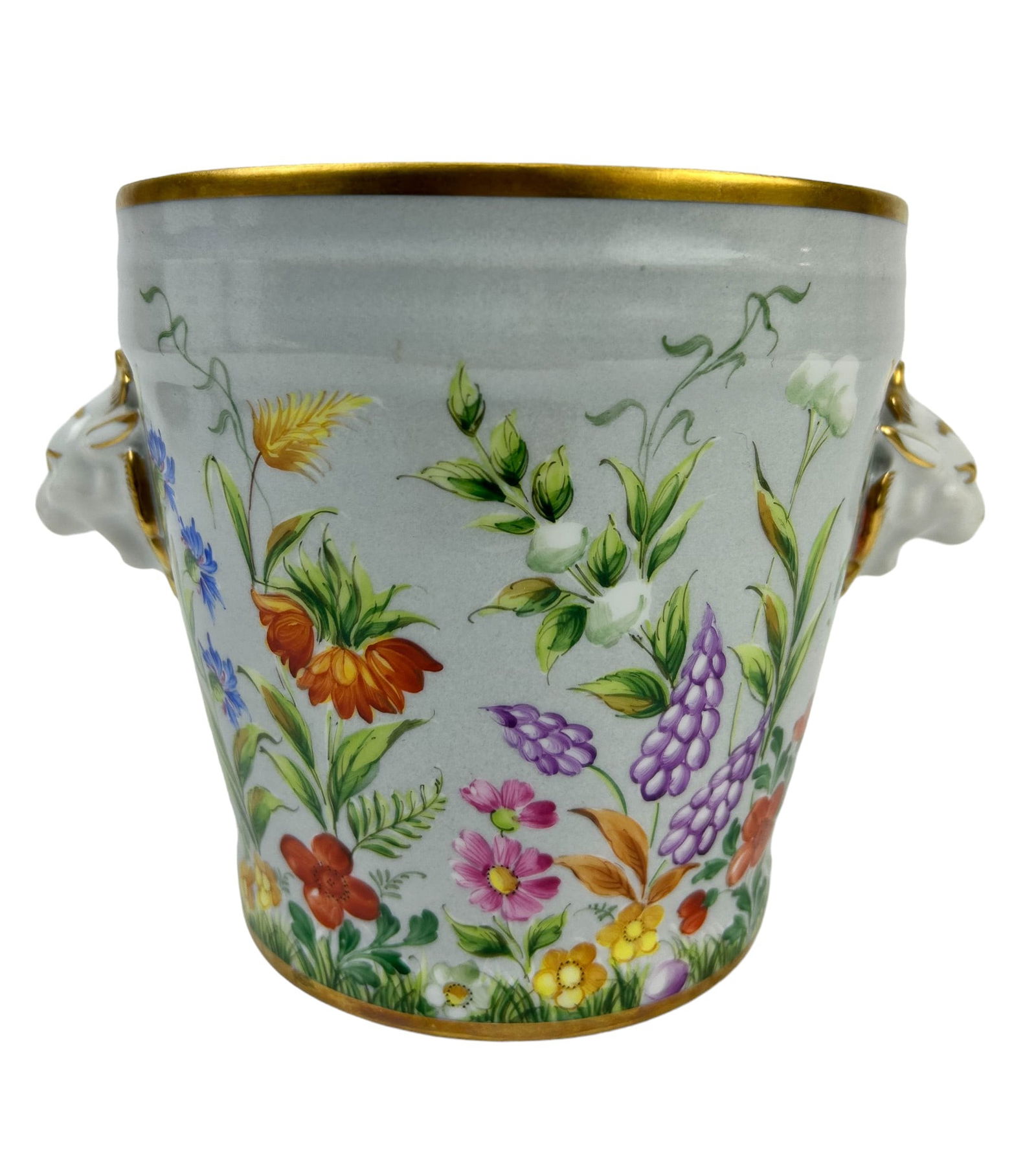 Le Tallec Limoges France Tiffany Painted Cache Pot (1 of 4)