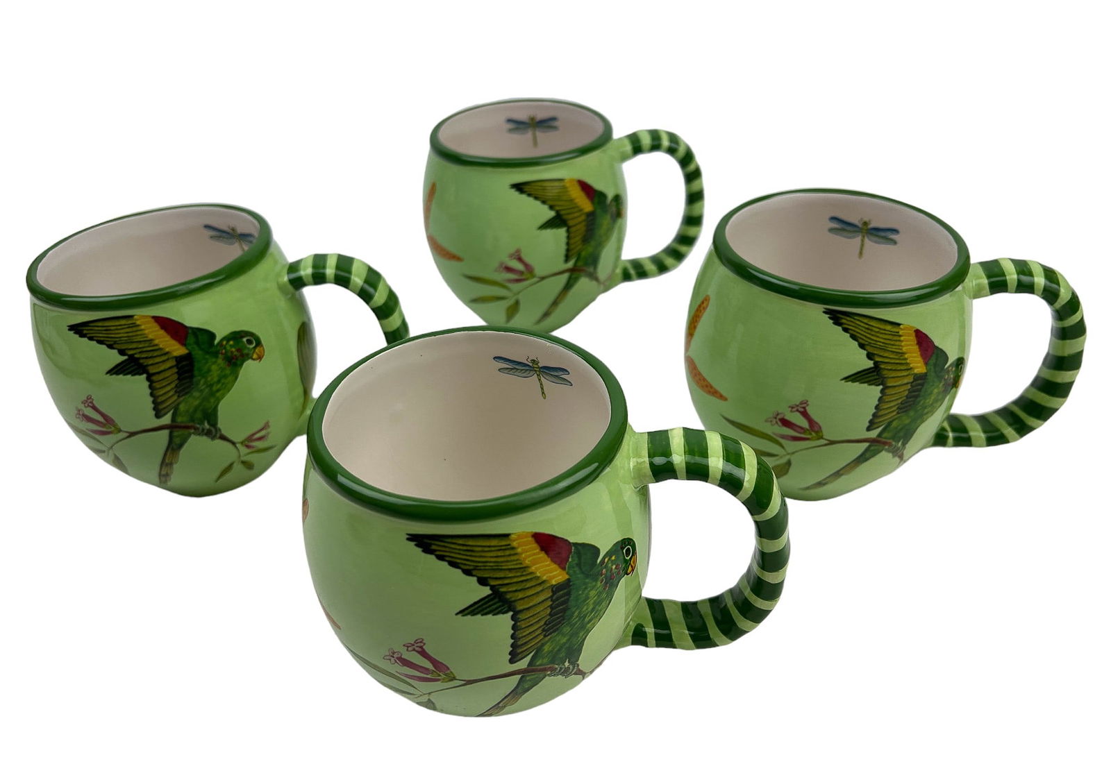 Lynn Chase Parrotdise Ceramic Tea / Coffee Mug 4pc (1 of 3)