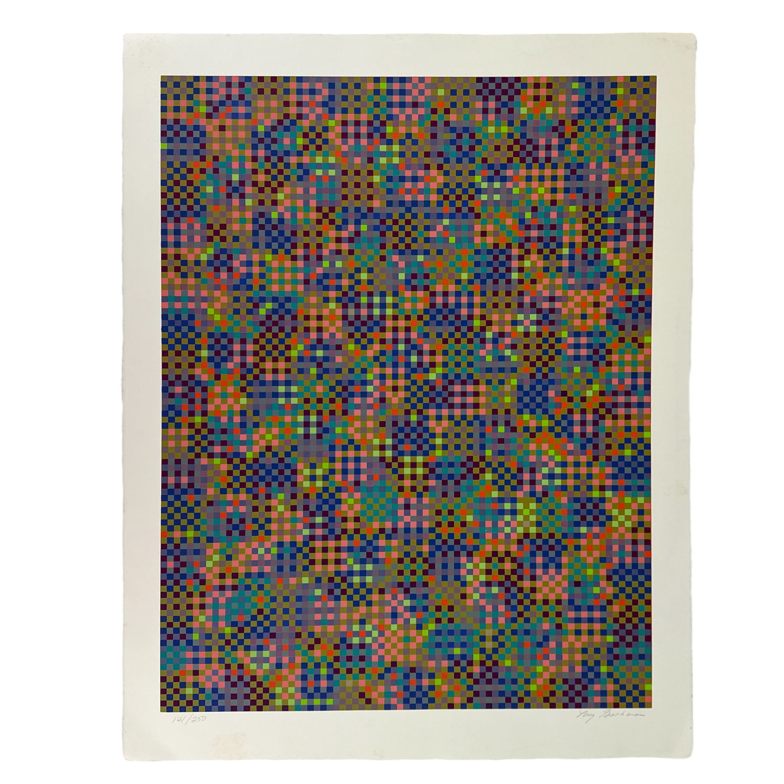 Tony Bechara b.1942 Geometric Serigraph LE SIGNED (1 of 6)