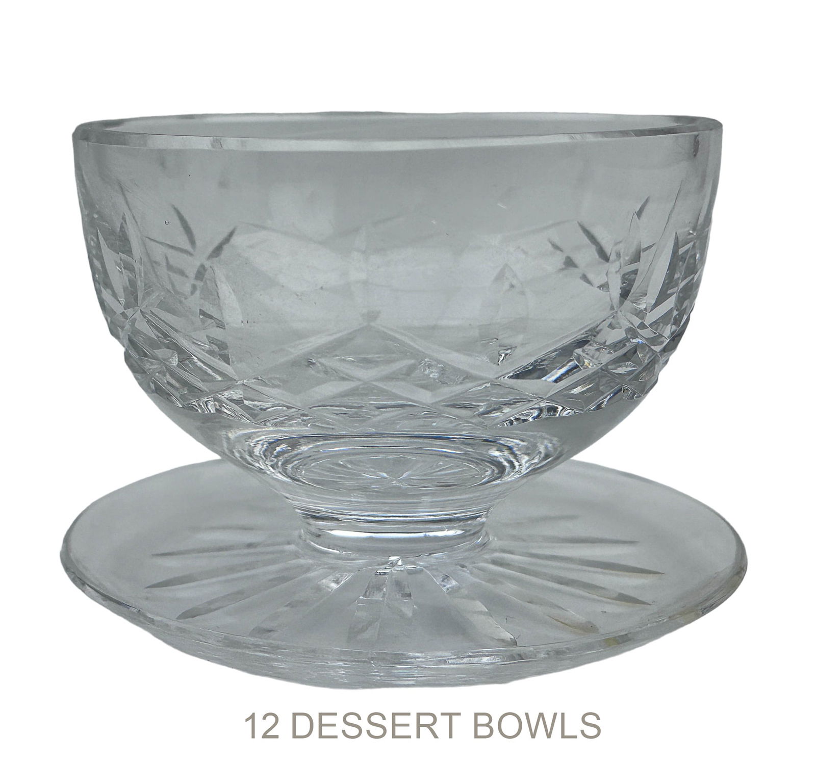 Waterford Crystal Lismore Footed Dessert Bowl 12pc (1 of 7)