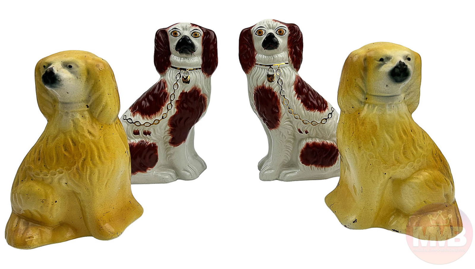 Staffordshire Cavalier King Charles Spaniel Dog 4p (1 of 6)