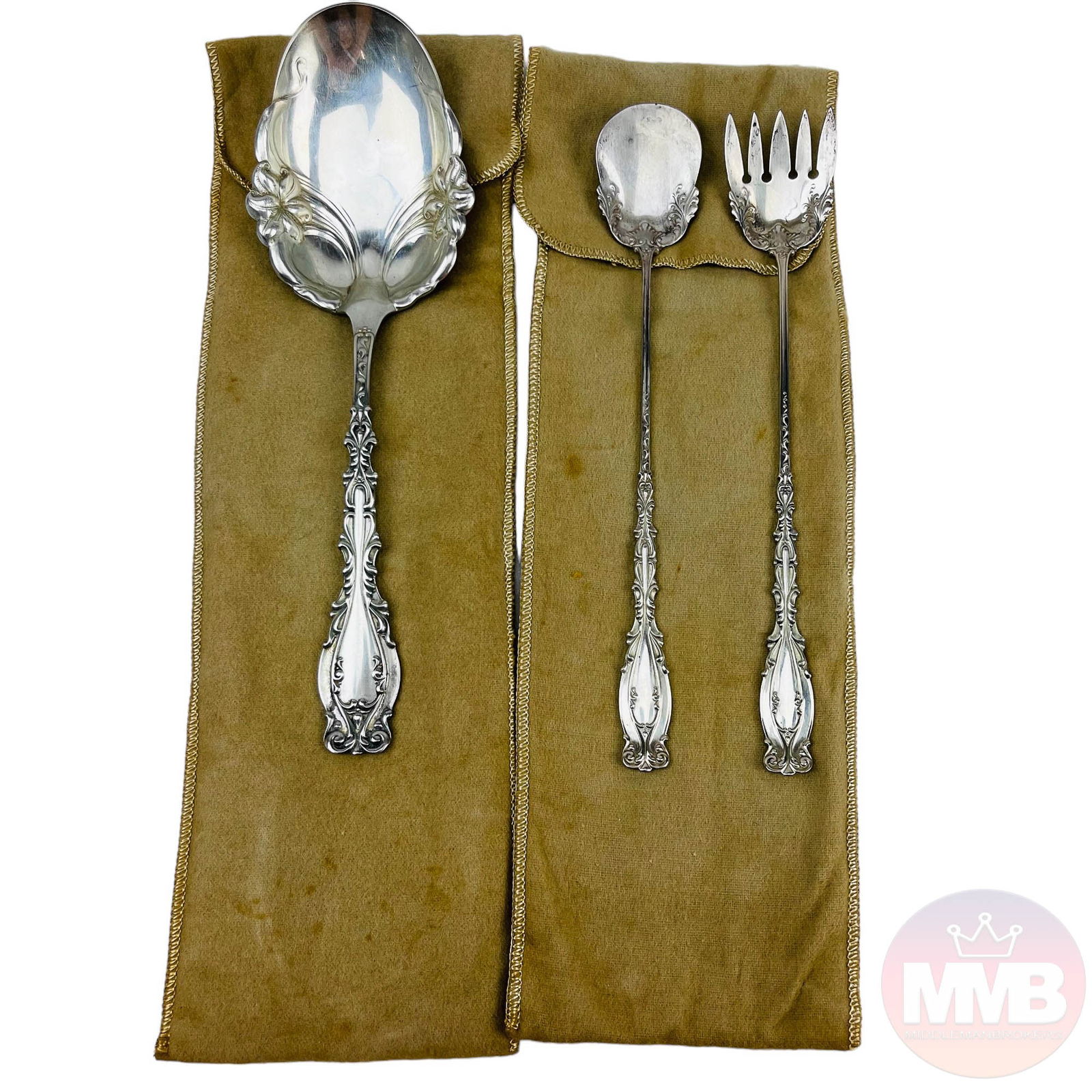 Whiting Sterling Josephine Casserole Fish Set 3pc (1 of 11)