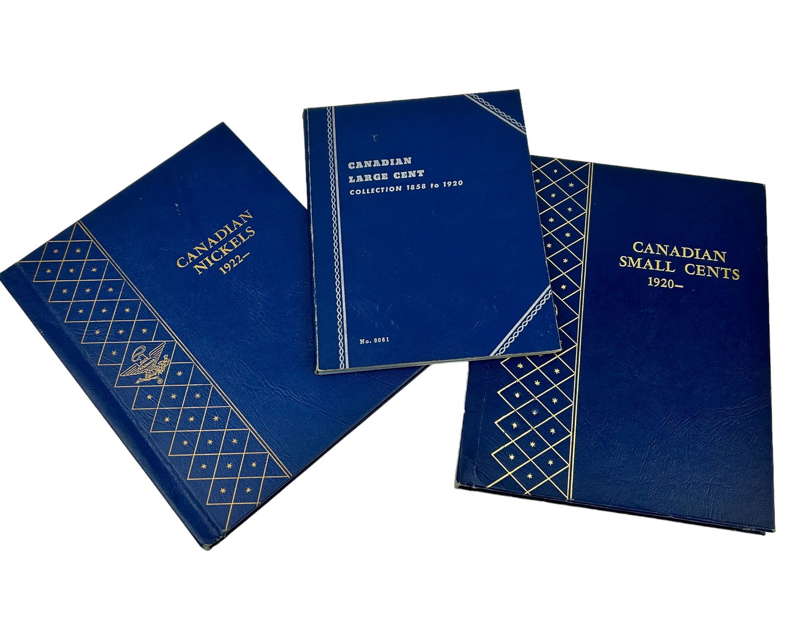 Canadian Small Large Cent & Nickels Coin Book 3pc (1 of 5)