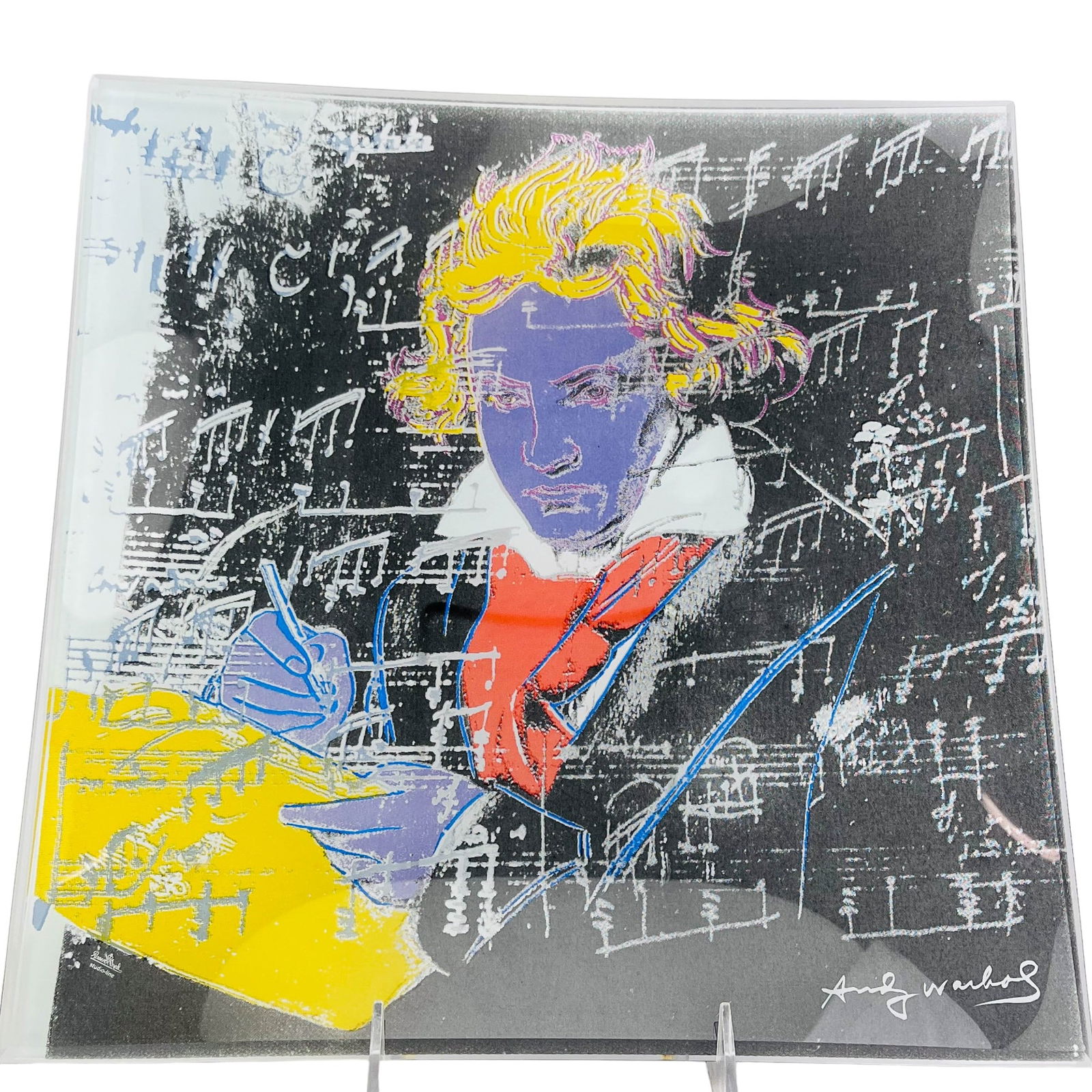 Andy Warhol Rosenthal Studio Beethoven Glass Tray (1 of 3)