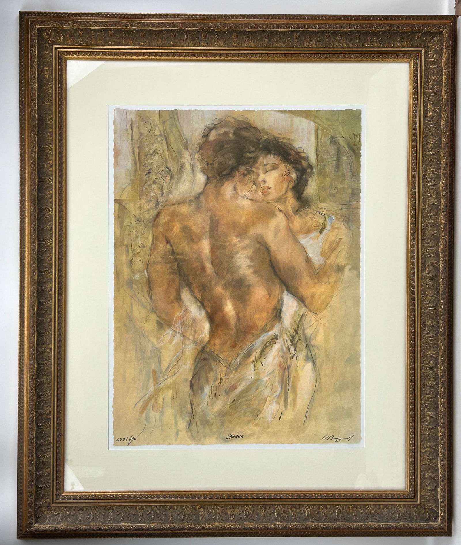 Gary Benfield b.1965 L'Armour LE Colored Serigraph (1 of 5)