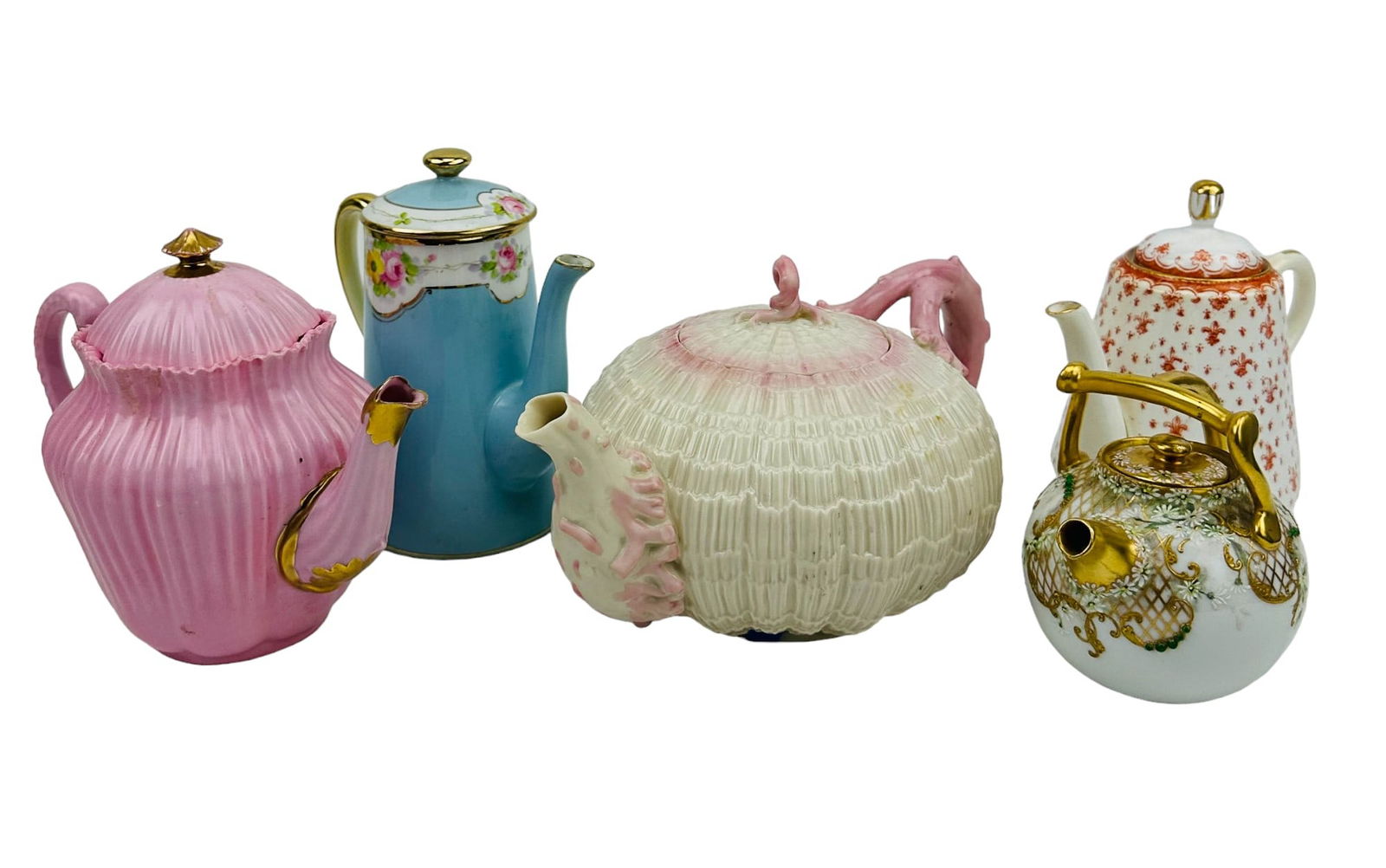 Limoges Spode Belleek Nippon Chocolate Teapot LOT (1 of 10)