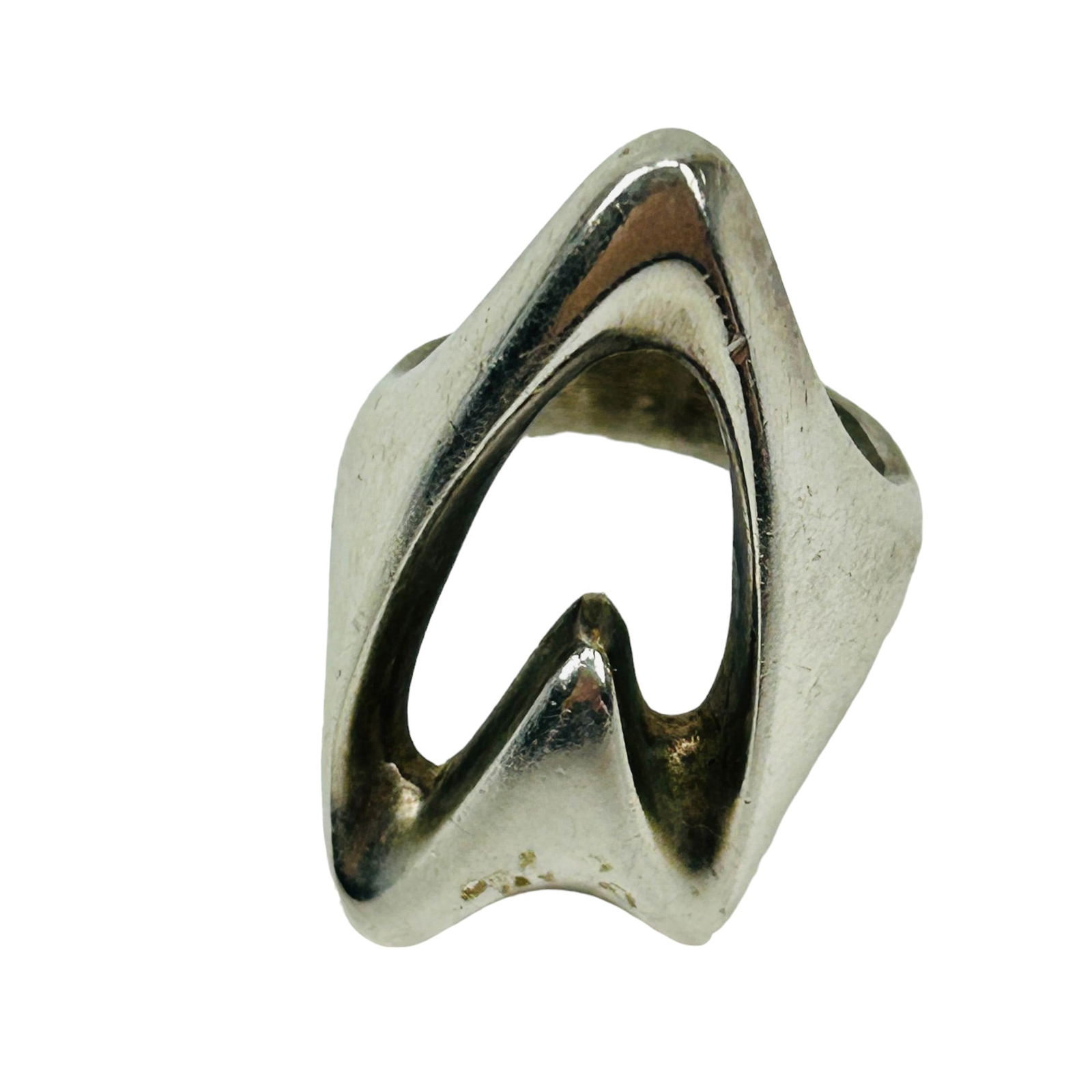 Georg Jensen Denmark Sterling Silver Heart Ring (1 of 2)